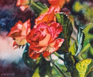 Happy birthday II (1999), watercolour 18,5 x 22,5 cm - Sold